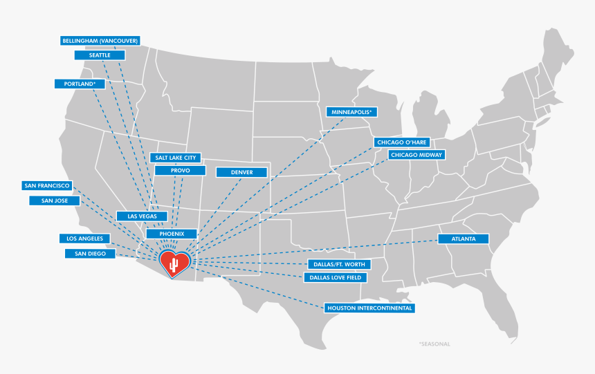 Grey Map Of Us, HD Png Download