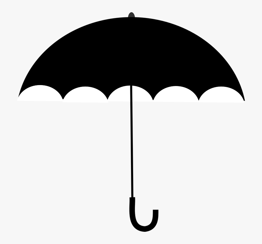 Umbrella Vector Png - Black Umbrella Clipart, Transparent Png