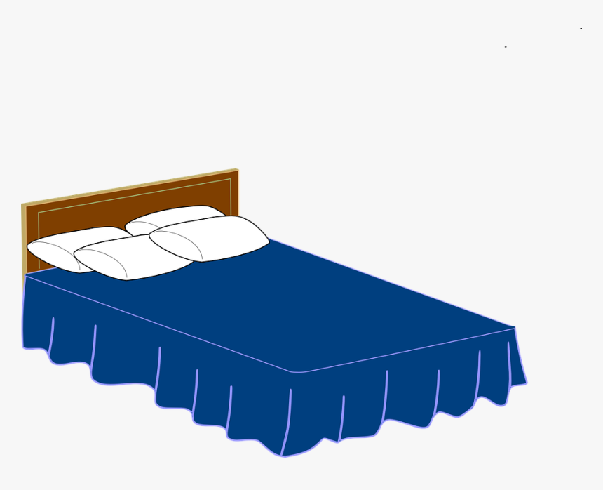 Bed, Pillows, Headboard, Bedding, Comfortable, Sleep, HD Png Download