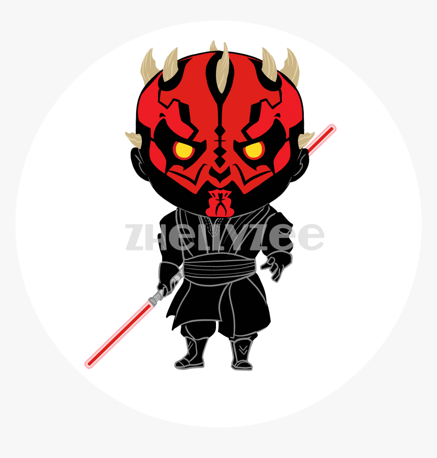Darth Maul Pillow Plush - Illustration, HD Png Download
