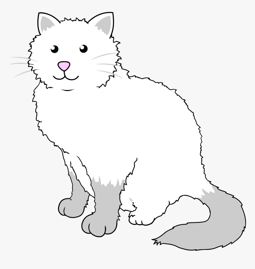 Cartoon Cat Clipart Png - Cat Yawns, Transparent Png