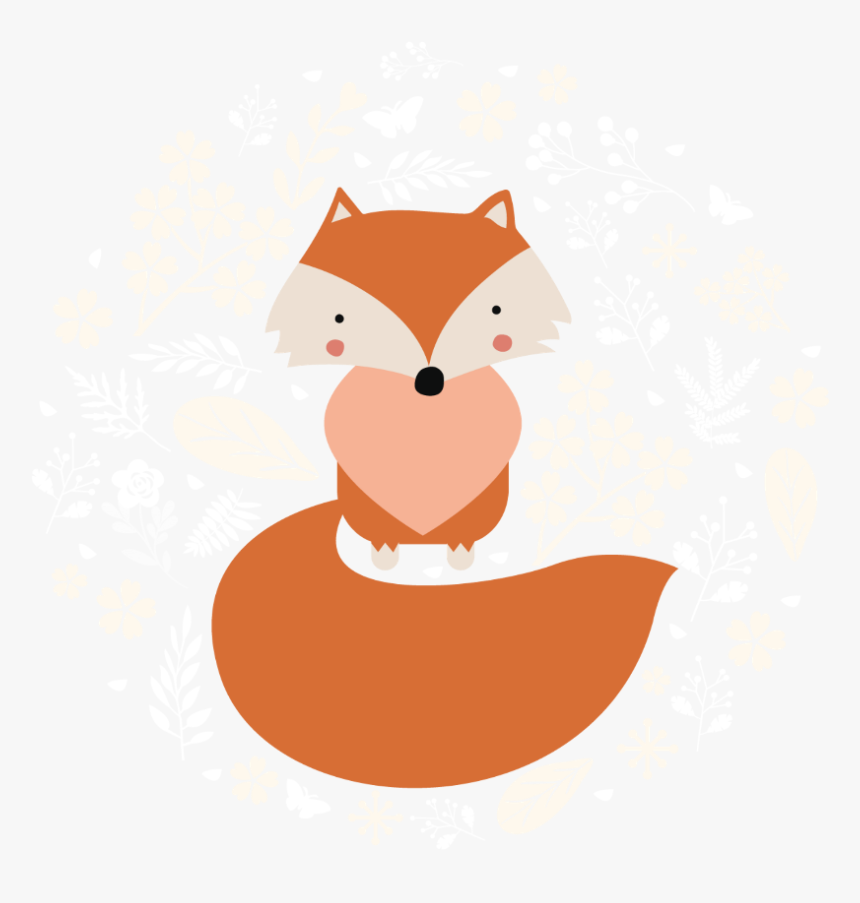 Fox Clipart Eating - Fox Cute Cartoon Png, Transparent Png