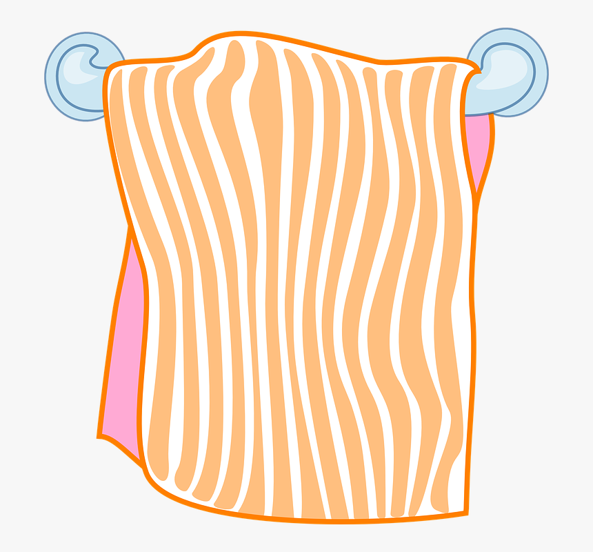 Orange Towel Clipart, HD Png Download