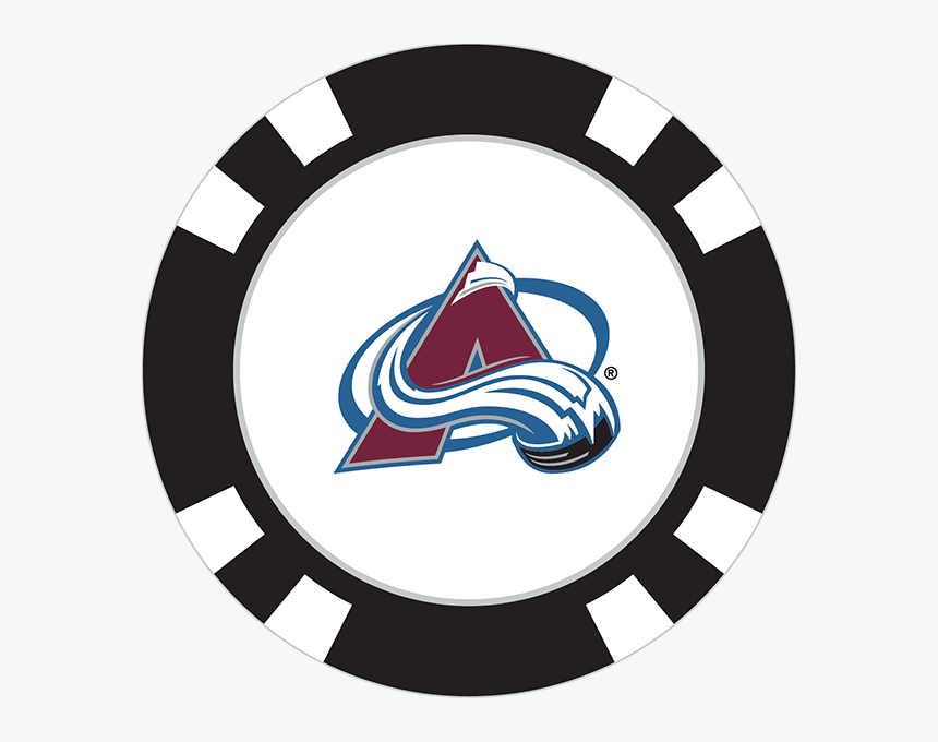 Colorado Avalanche Poker Chip Ball Marker - Transparent Cleveland Indians Logo, HD Png Download