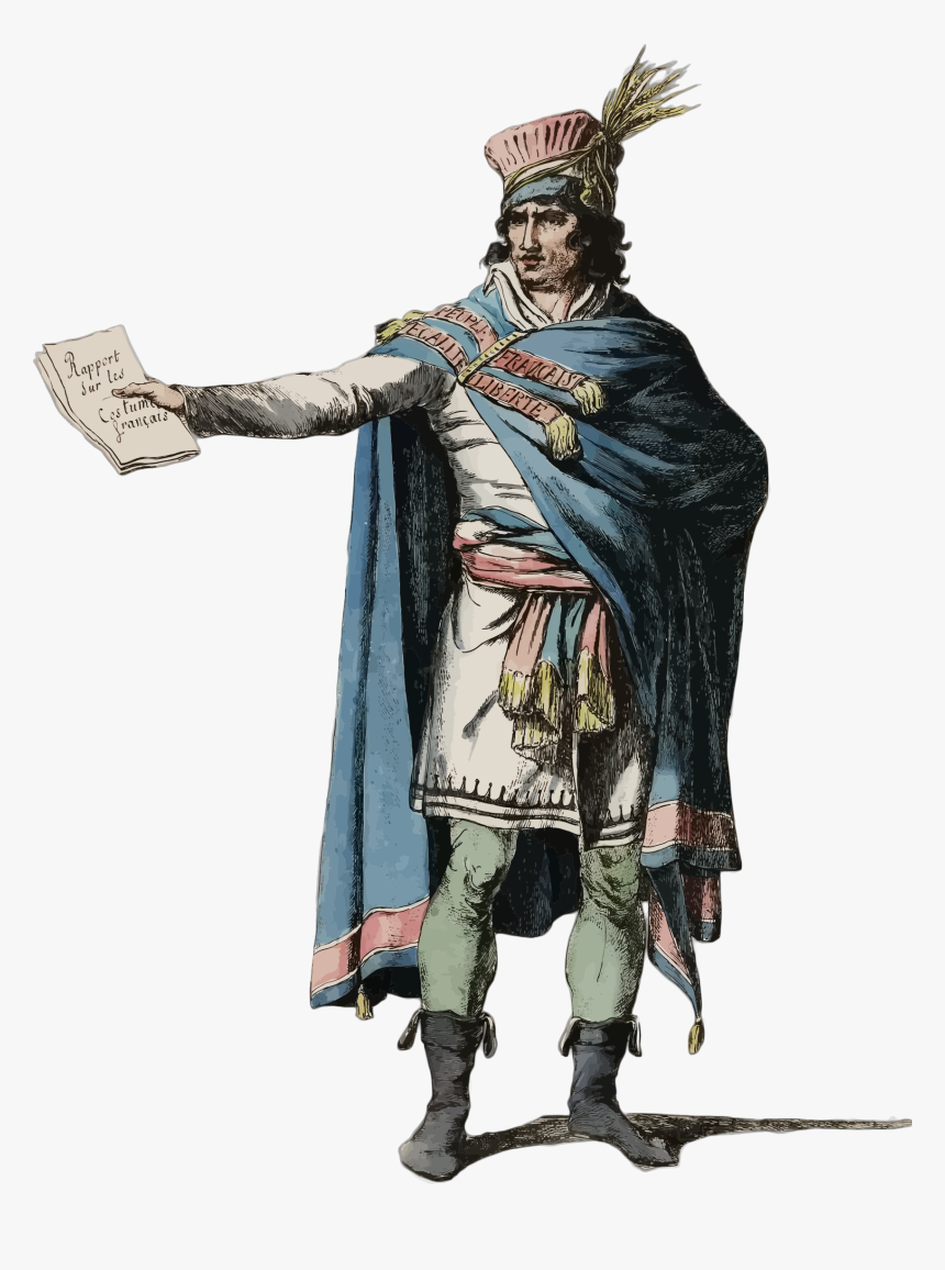 Vintage French Male Model - Representatives Of The People On Duty, HD Png Download