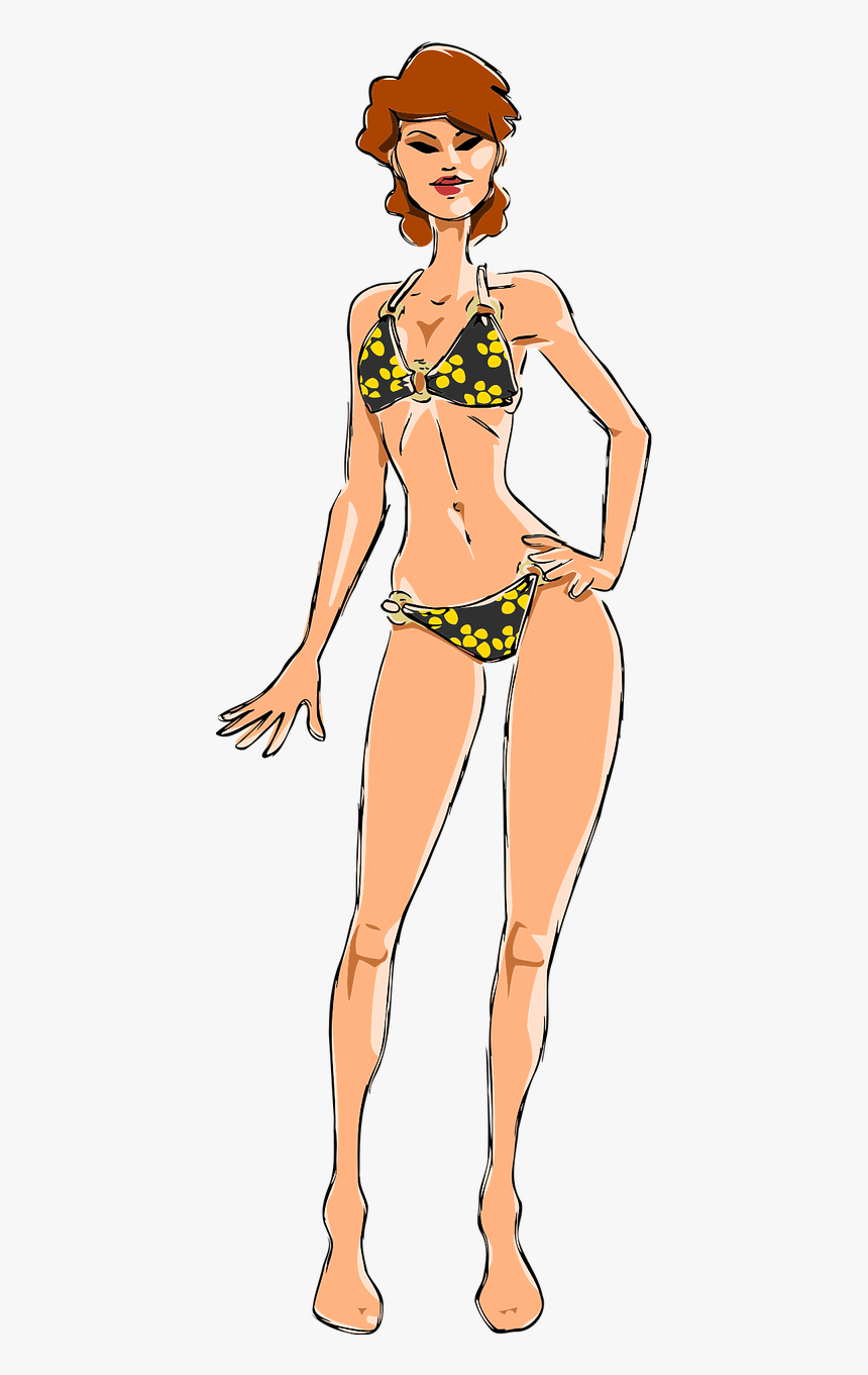 Clip Art Of Women In Bikini, HD Png Download