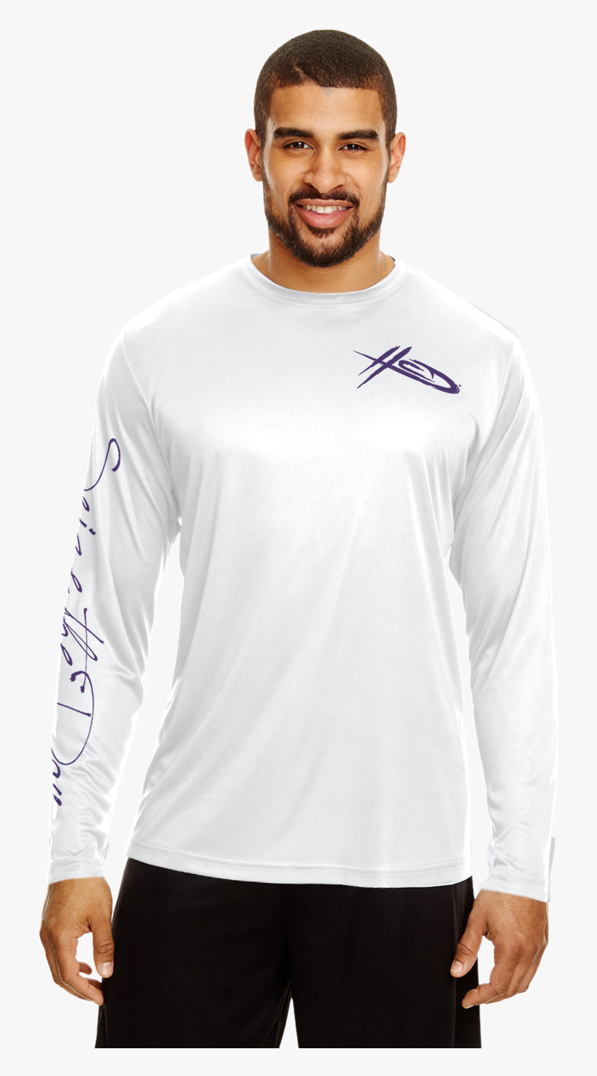 Sirena Purple Ink - Long Sleeve Dry Fit Shirt, HD Png Download