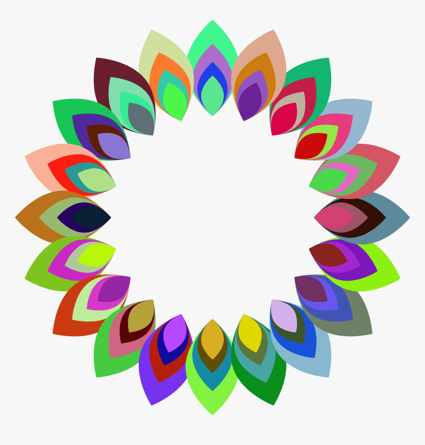 Prismatic Abstract Blossom Clip Arts - Abstract Yoga Pose Art, HD Png Download
