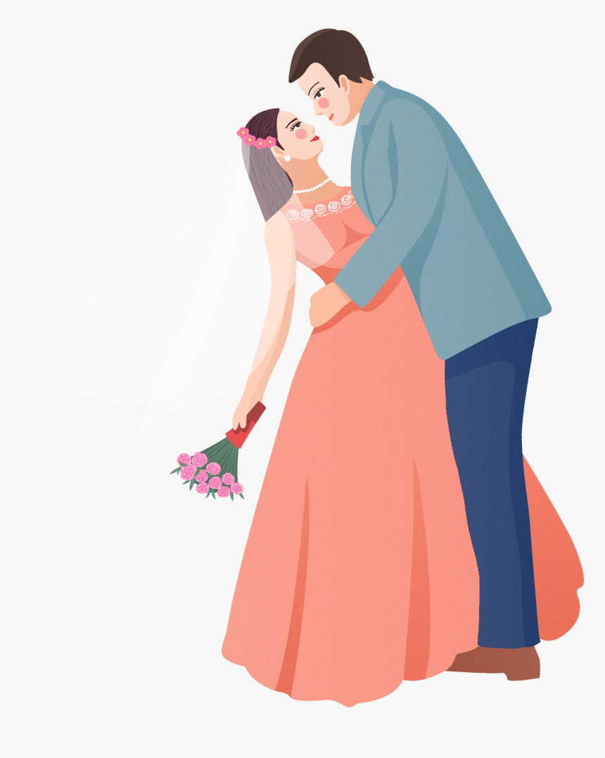Married Couple Blossom Png And Psd - Illustration, Transparent Png