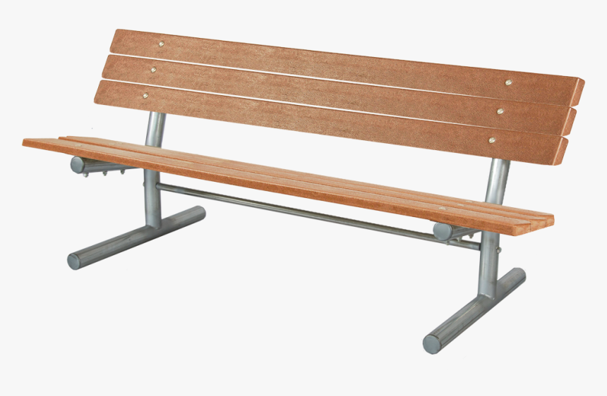 Wood Park Bench - Bench, HD Png Download