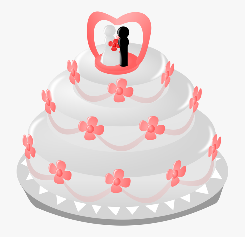 Birthday Cake,cake Decorating,dessert - Wedding Cake Cartoon Png, Transparent Png
