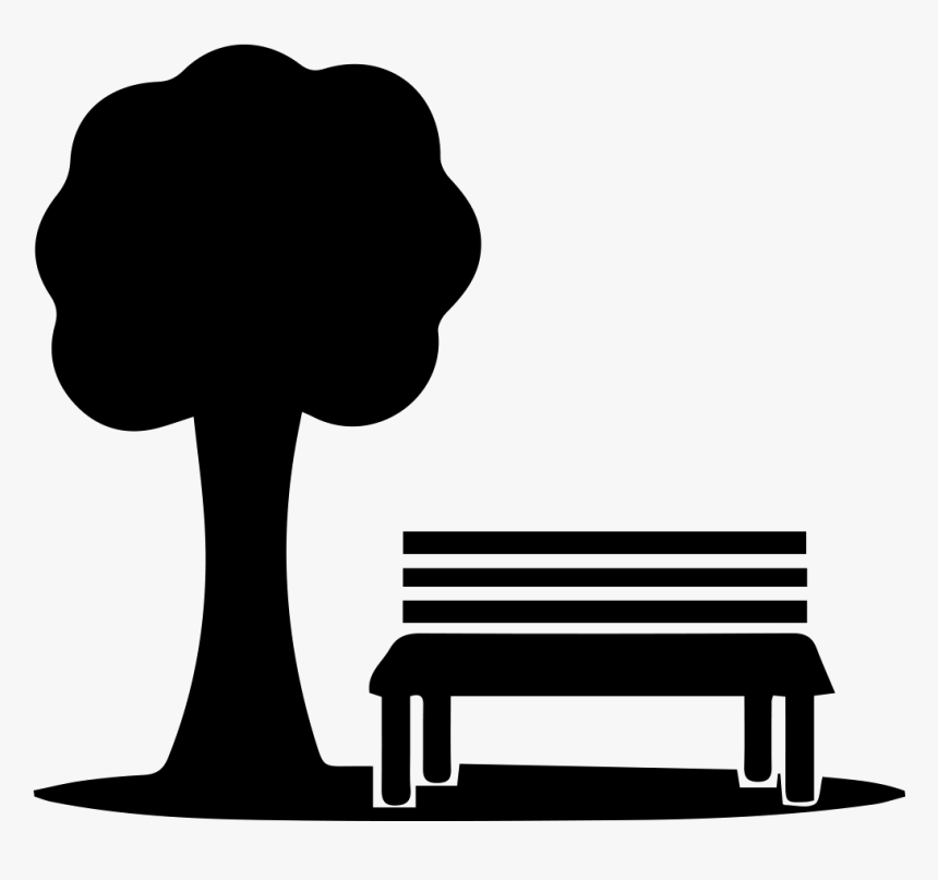 Br 18 Park Bench 515×454 2x » Br 18 Park Bench 515×454 - Parks And Recreation Silhouette, HD Png Download
