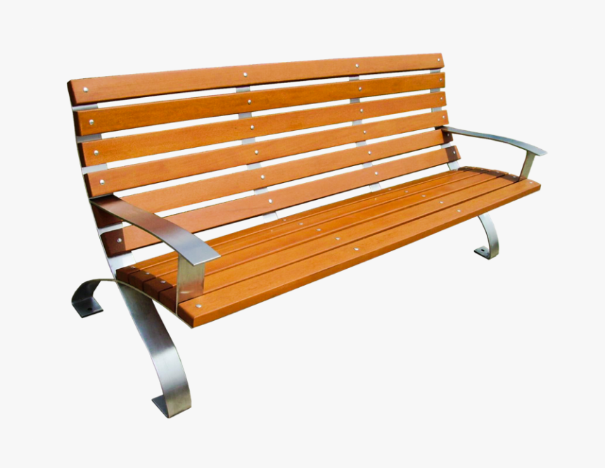 Commercial Recycled Plastic Park Bench Spb-107 Cover - Bench, HD Png Download