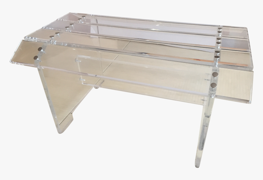 Lucite Plank Park Bench On Chairish - Bench, HD Png Download