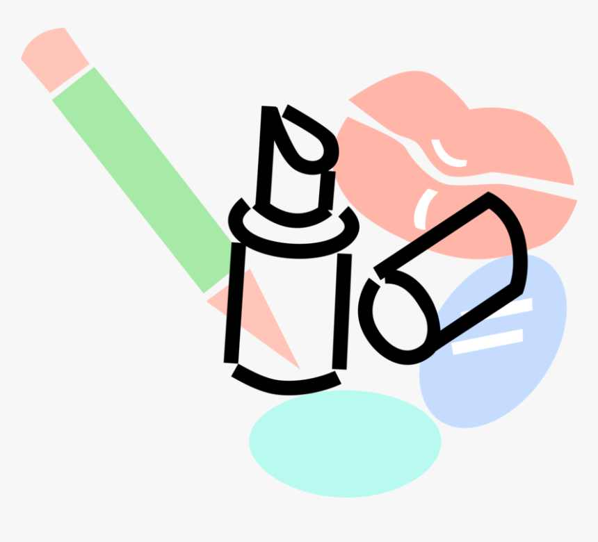 Vector Illustration Of Beauty And Cosmetics Lipstick,, HD Png Download