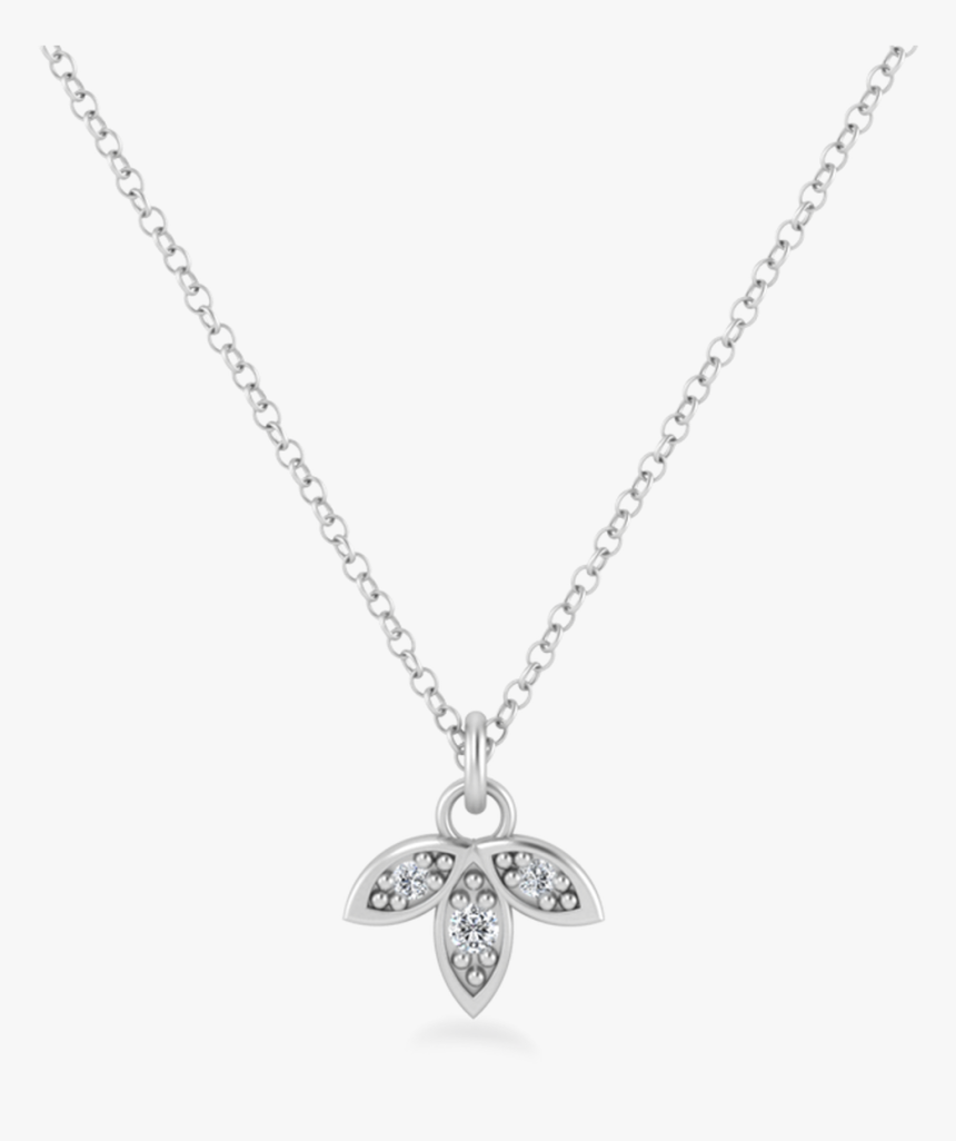 Ivy Leaf Silver Necklace - Locket, HD Png Download