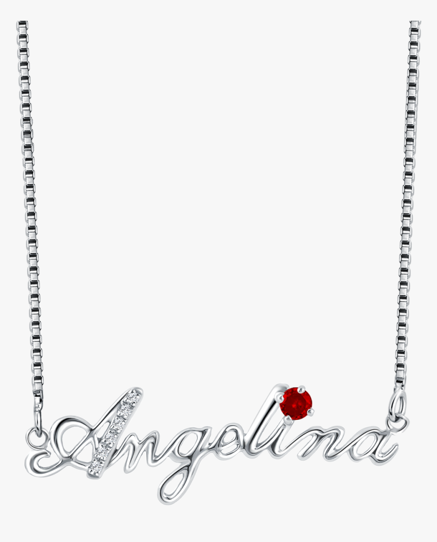 01 Angelina 1 Jan Garnet Box - Chain, HD Png Download