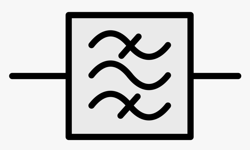 Band Pass Filter Symbol, HD Png Download