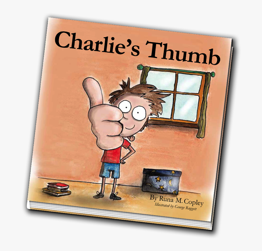 Front Cover Of The Charlie S Thumb Book - Cartoon, HD Png Download