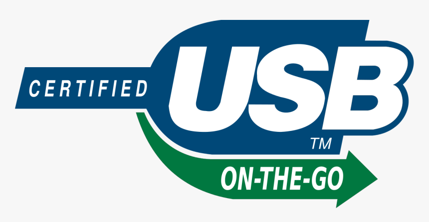Usb Otg Logo - Usb On The Go Logo, HD Png Download