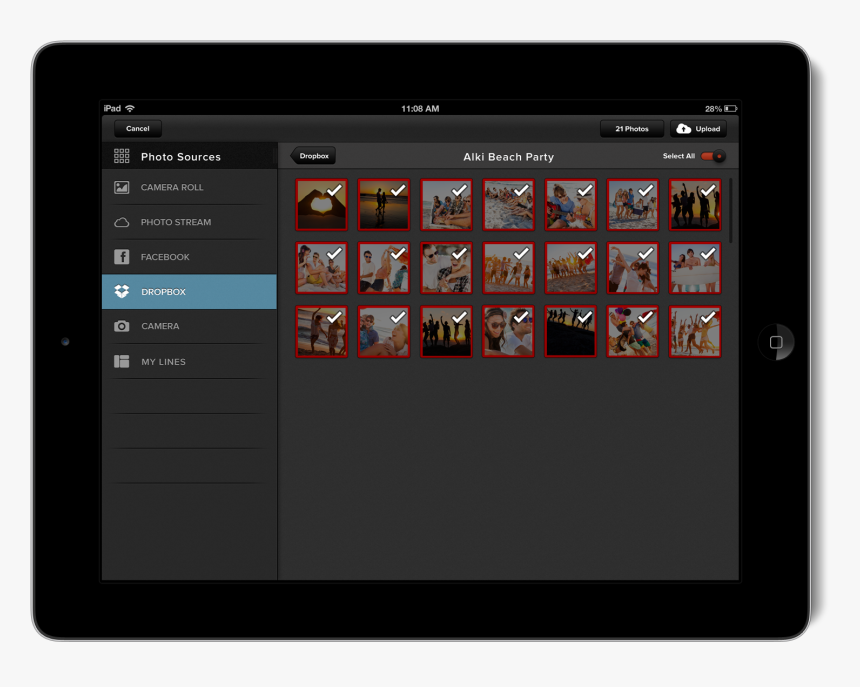 Linea Screen Shot - Tablet Computer, HD Png Download