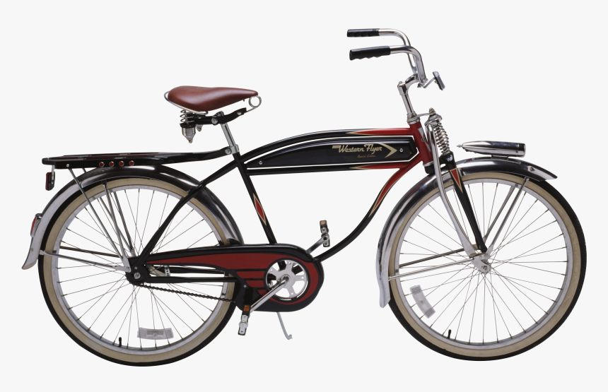 Vintage Bike Png Cut Out, Transparent Png