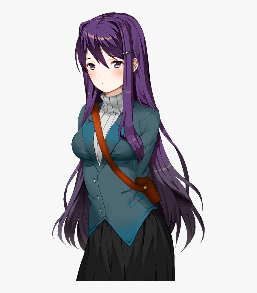 Doki Doki Literature Club Юри, HD Png Download