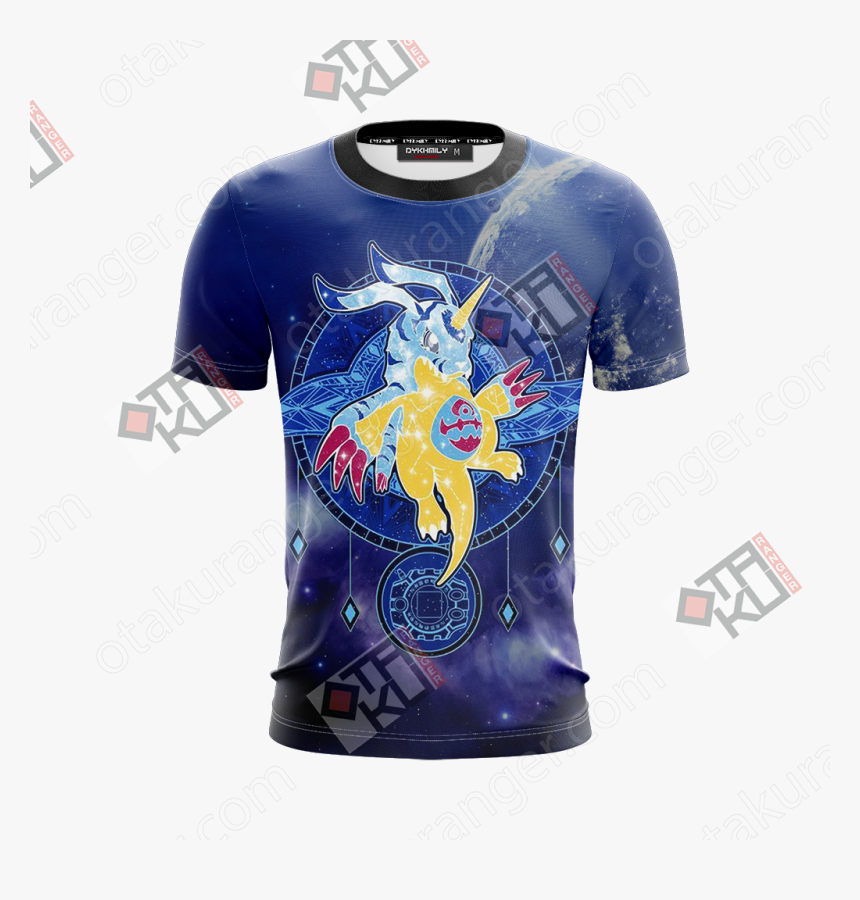 Digimon New Garurumon 3d T-shirt - Evangelion Eva 01 Hoodie, HD Png Download