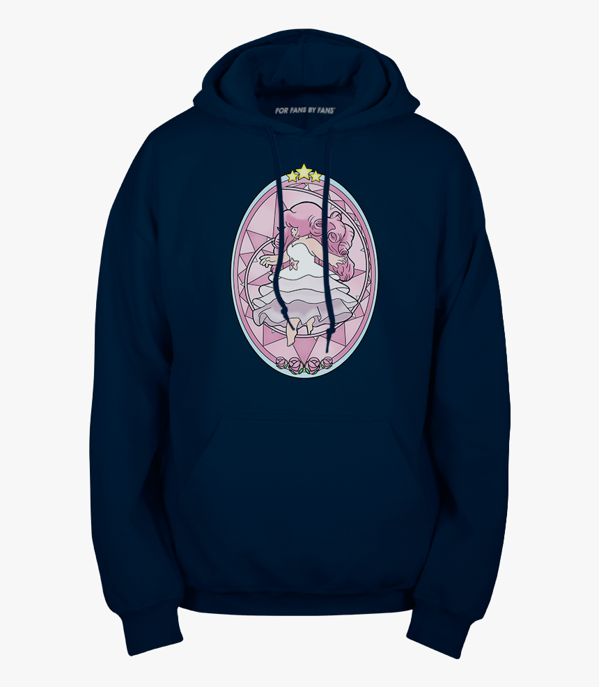 Rose Quartz Stained Glass Window Pullover Hoodie - صباح الخير متحركه, HD Png Download