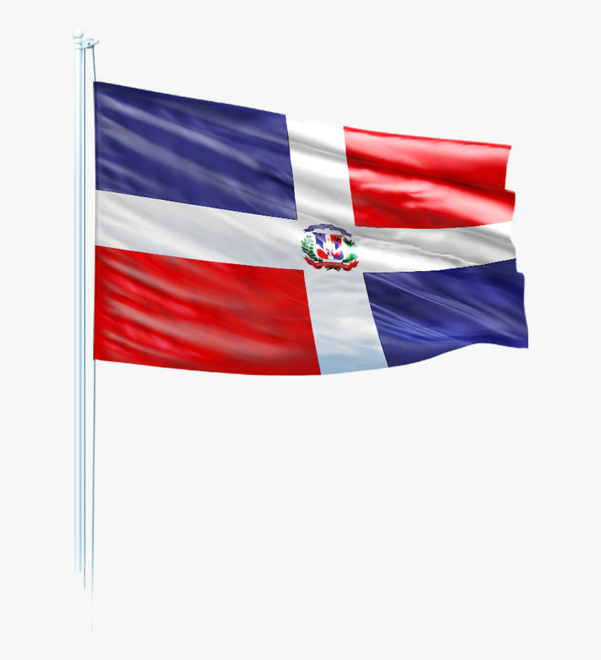 Simbolo Patrio - Bandera Dominicana Asta Png, Transparent Png