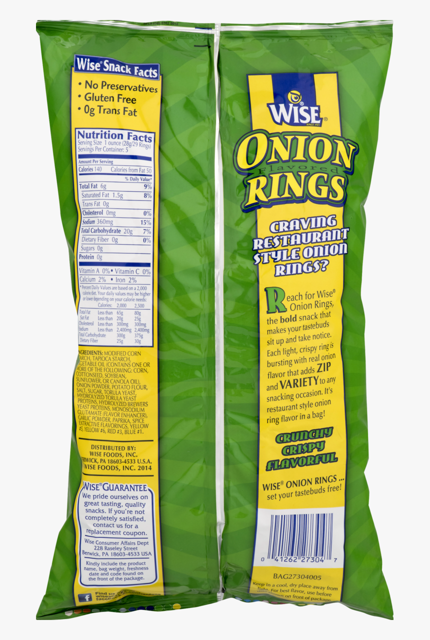 Transparent Onion Rings Png Wise Potato Chips, Png Download