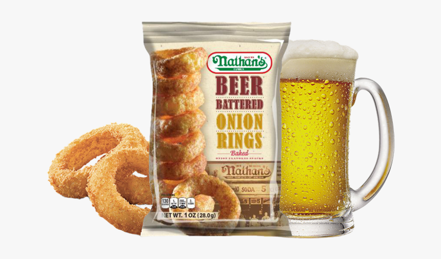 Nathan S Famous Products - Nathan's Beer Battered Onion Rings, HD Png Download