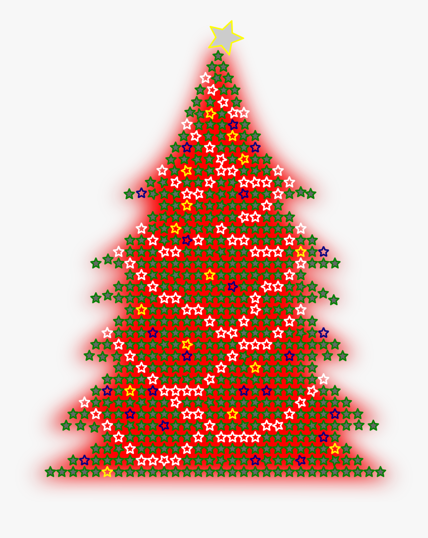 Red Christmas Tree Png , Png Download - Arboles De Navidad Clipart Png, Transparent Png