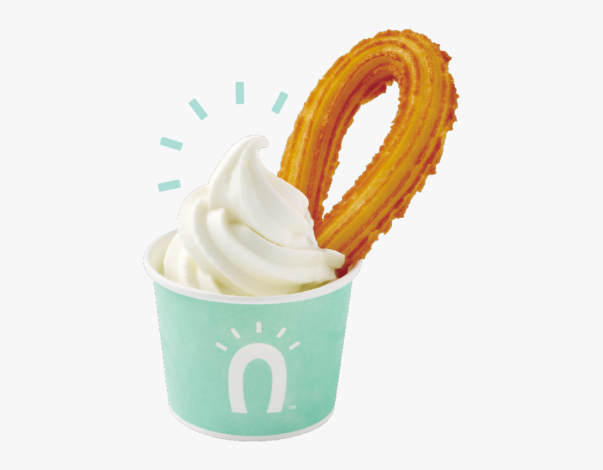 Churros Ice Cream Png, Transparent Png