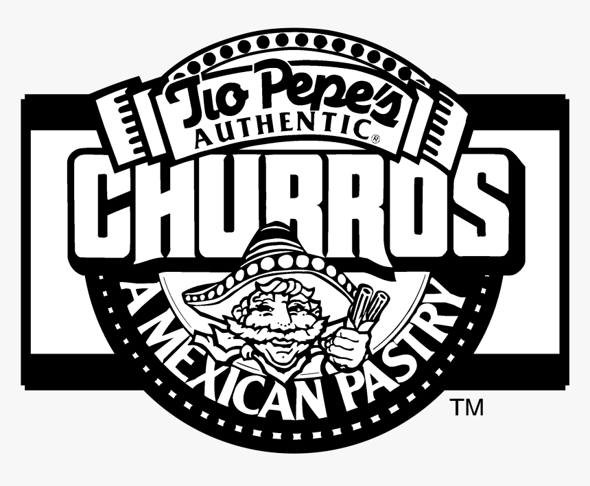 Churros Logo Black And White - Churro, HD Png Download