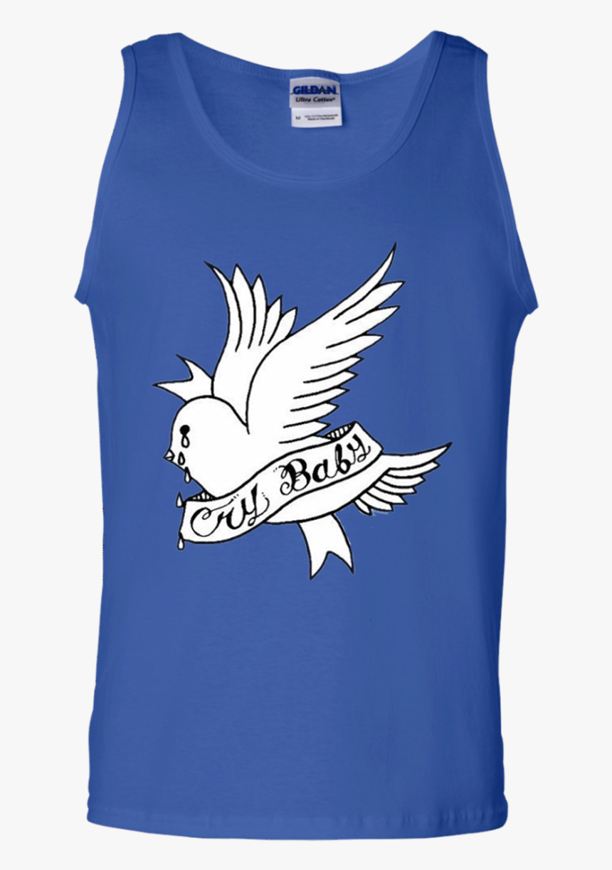 Lil Peep Tank Top Cry Baby Dove White - Shirt, HD Png Download