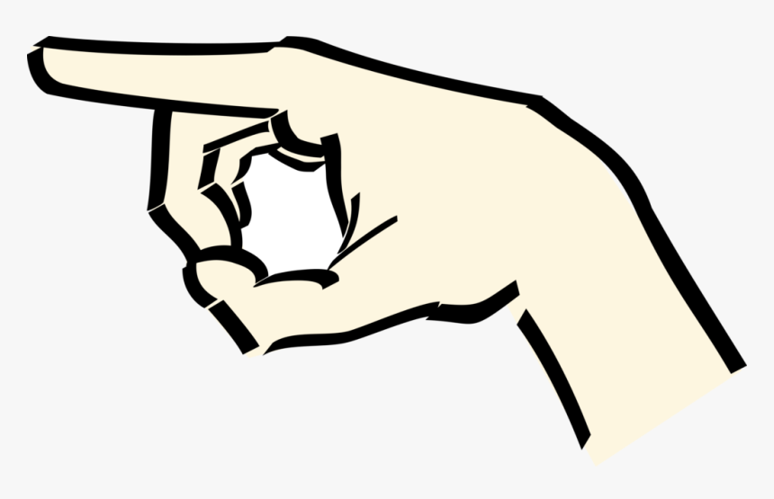 Hamsa Hand Clipart 39 Of - Pointing Hand, HD Png Download