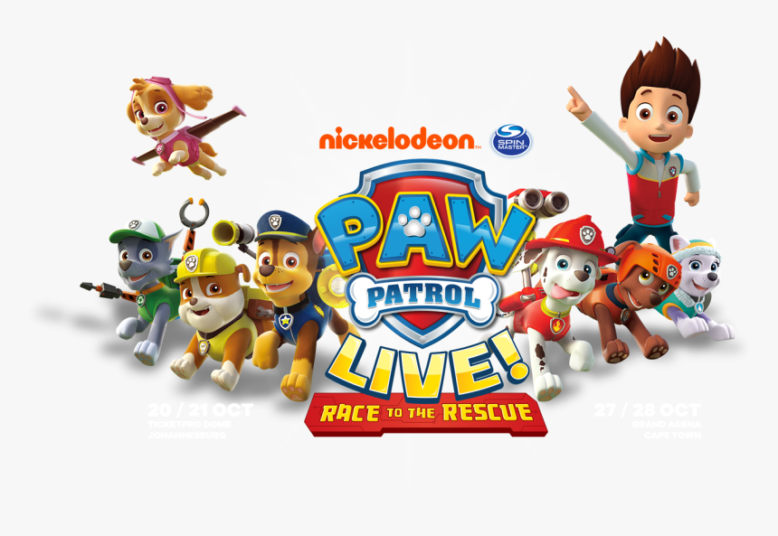 Paw Patrol Group Clipart, HD Png Download
