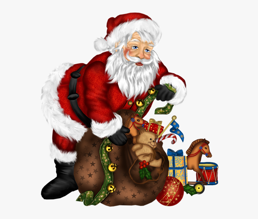 Transparent Santa Clause Clipart - Merry Christmas Santa Gif, HD Png Download