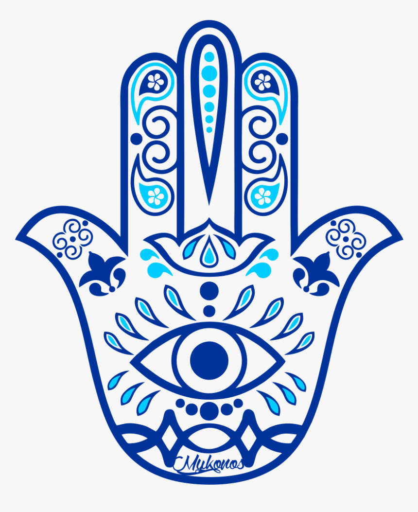 Indian Hand Drawn Hamsa, HD Png Download