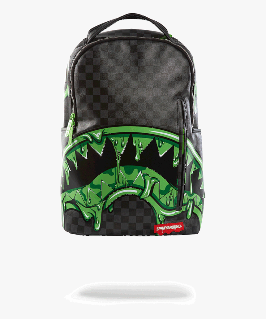 Sprayground Slime Shark Backpack, HD Png Download