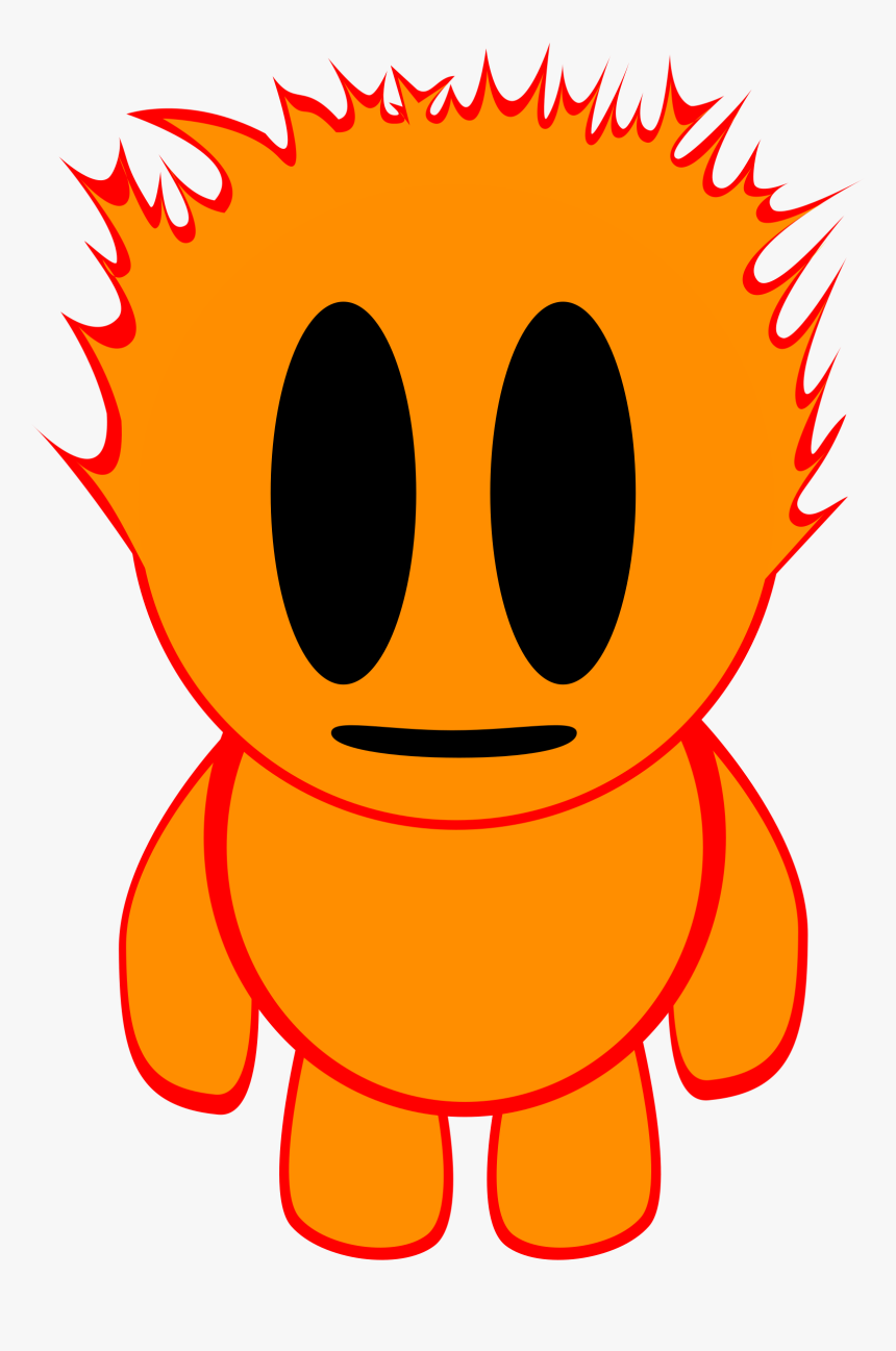 Cartoon Flame Png - Flame Boy, Transparent Png