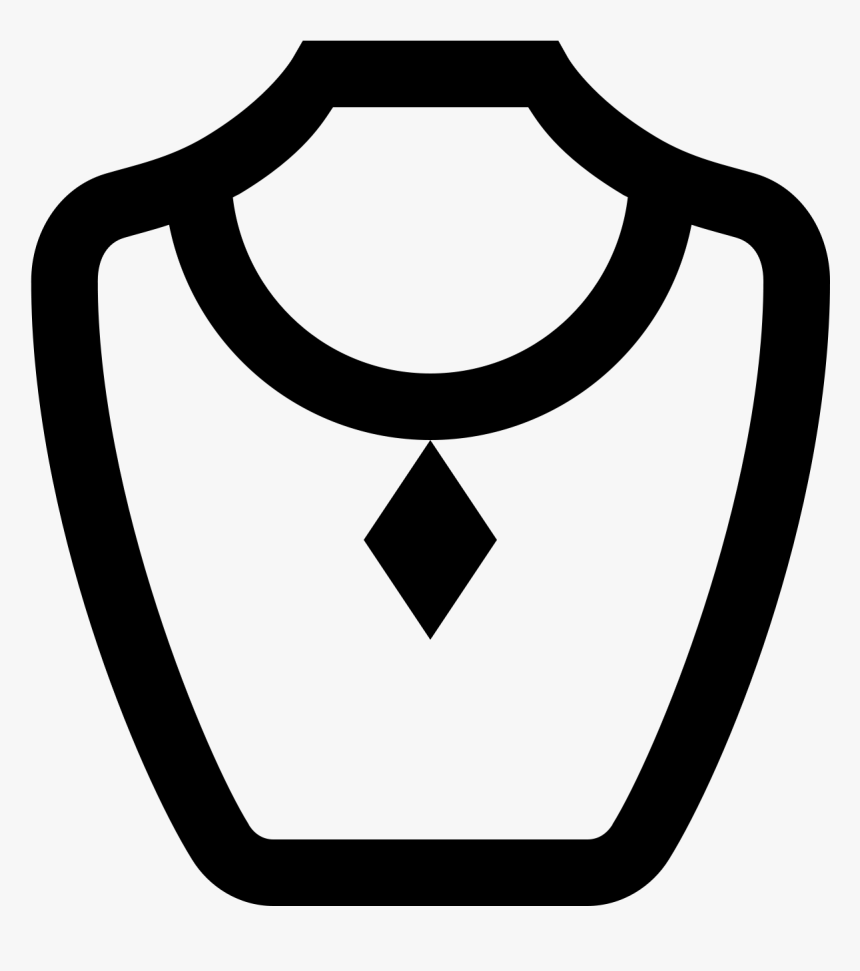 A Necklace With A Thin Chain And Large Diamond Shaped - Emblem, HD Png Download