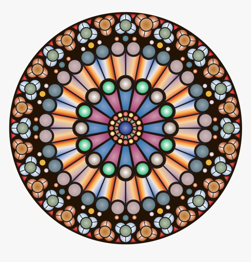 Transparent Notre Dame Png - Notre Dame Rose Window Png, Png Download