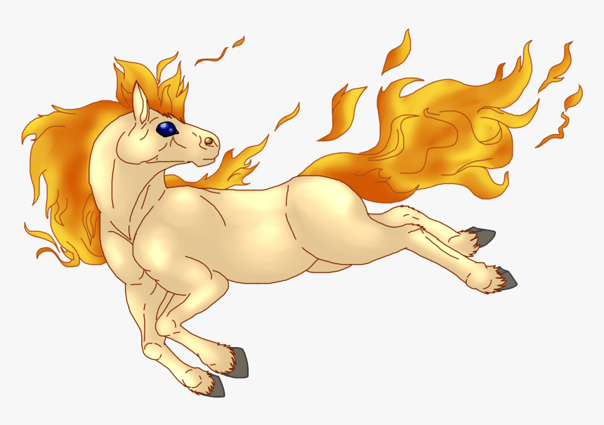 Fire Tail On A Horse, HD Png Download