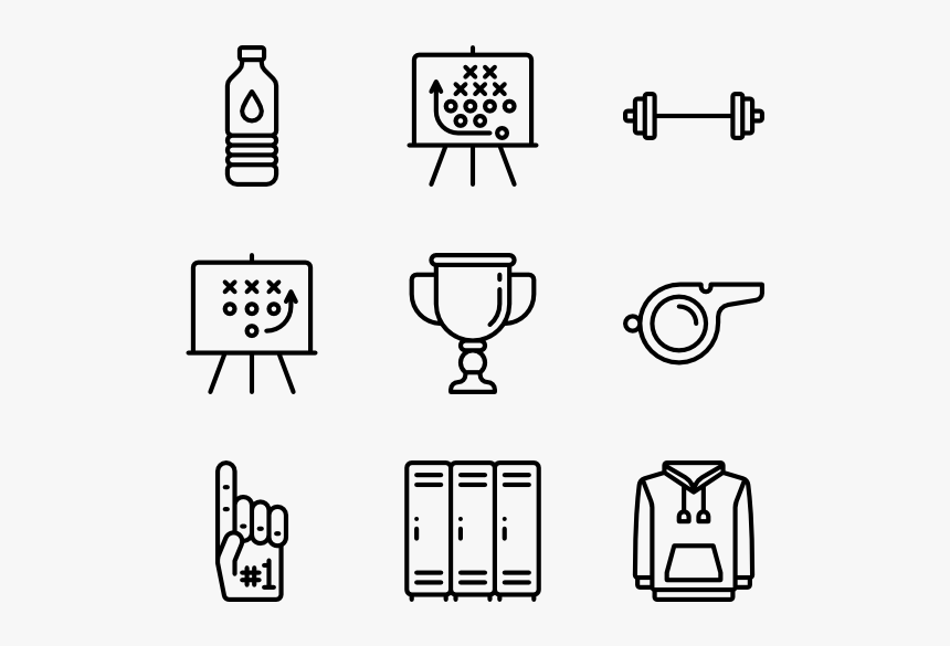 Free American Football Icons, HD Png Download