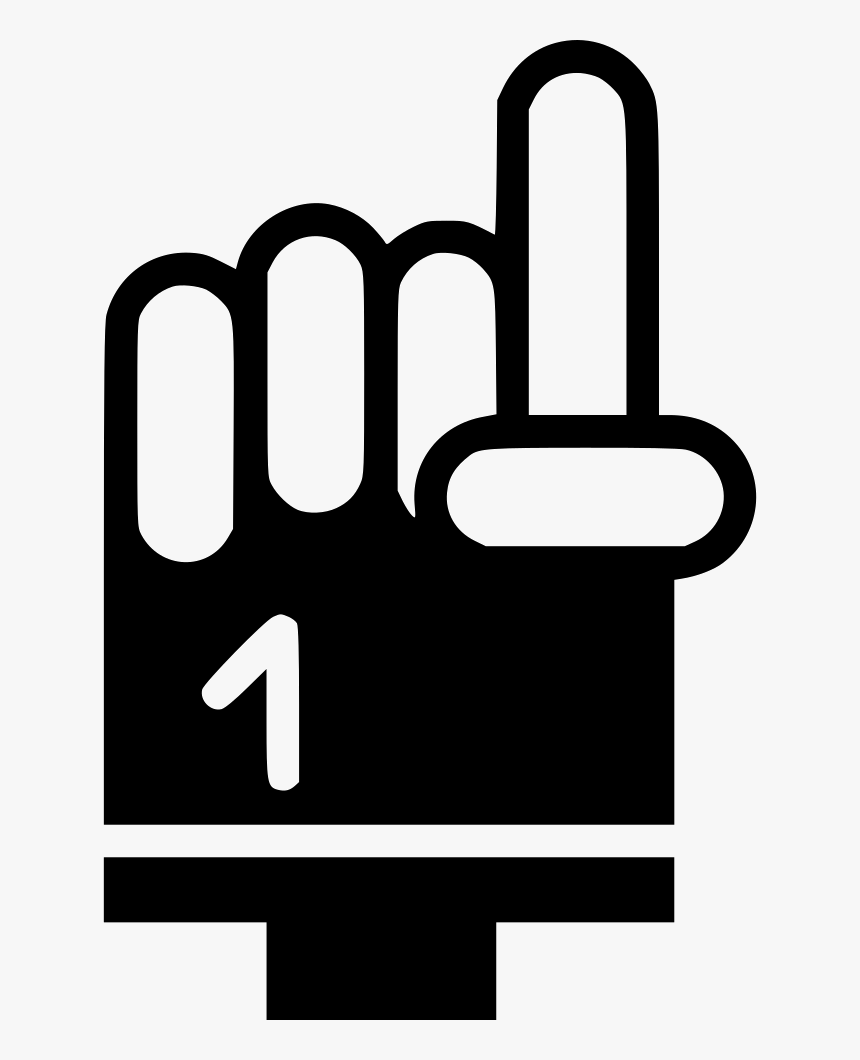 Football Fan Glove - Football Fan Icon Png, Transparent Png