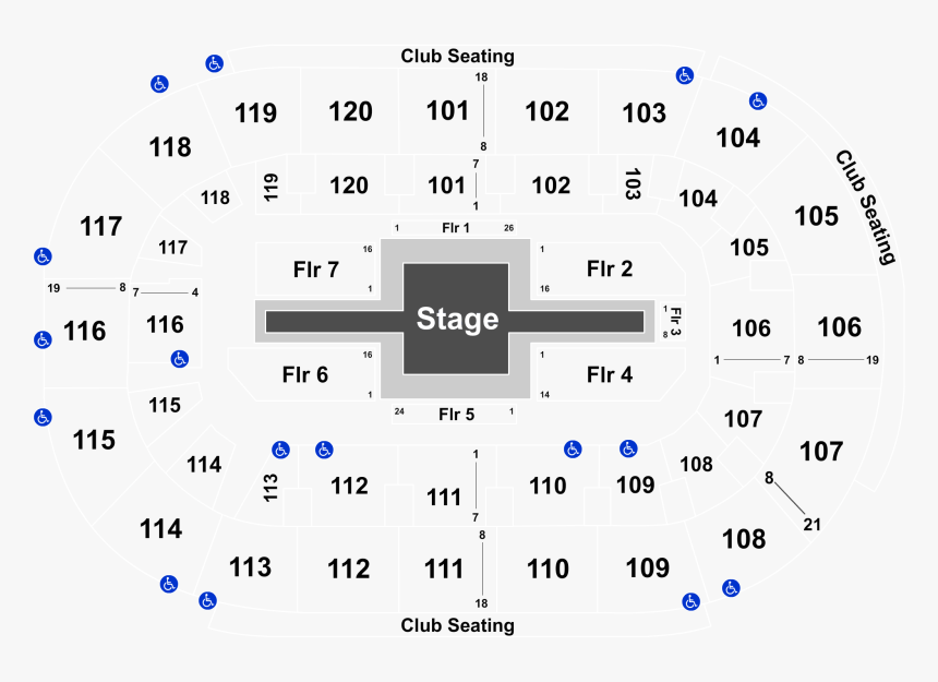 K Rock Centre Seating Chart Hd Png Download Transparent Png Image Pngitem