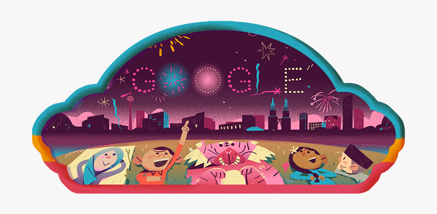 Google Malaysia National Day 2018, HD Png Download