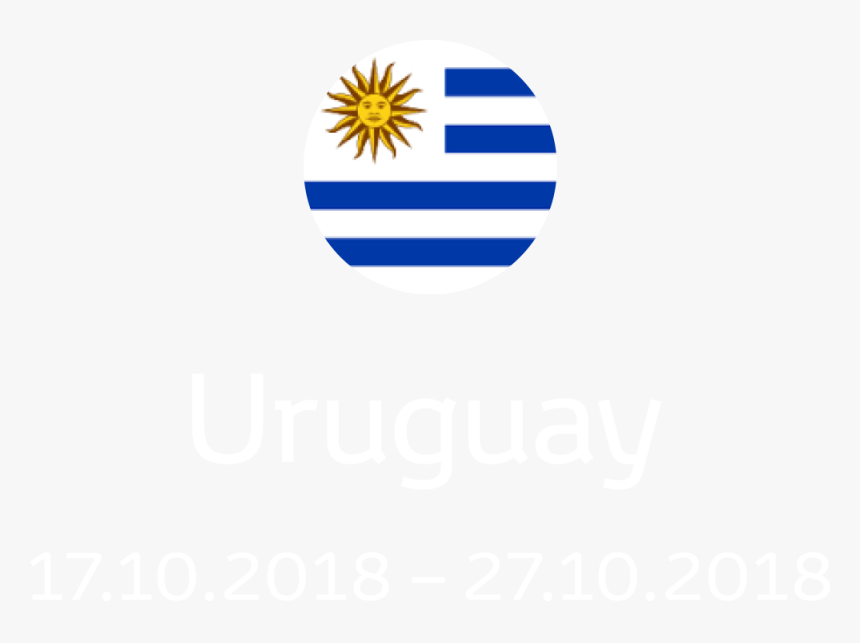 Uruguay 17 - 10 - 2018 - 27 - 10 - - Uruguay Flag, HD Png Download